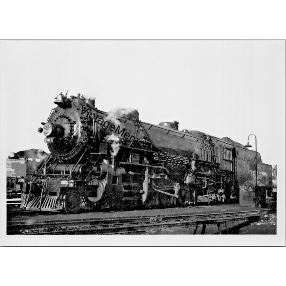 Vtg Louisville & Nashville Railroad 1903 Steam Locomotive 5"X7 Real Photo T2-117